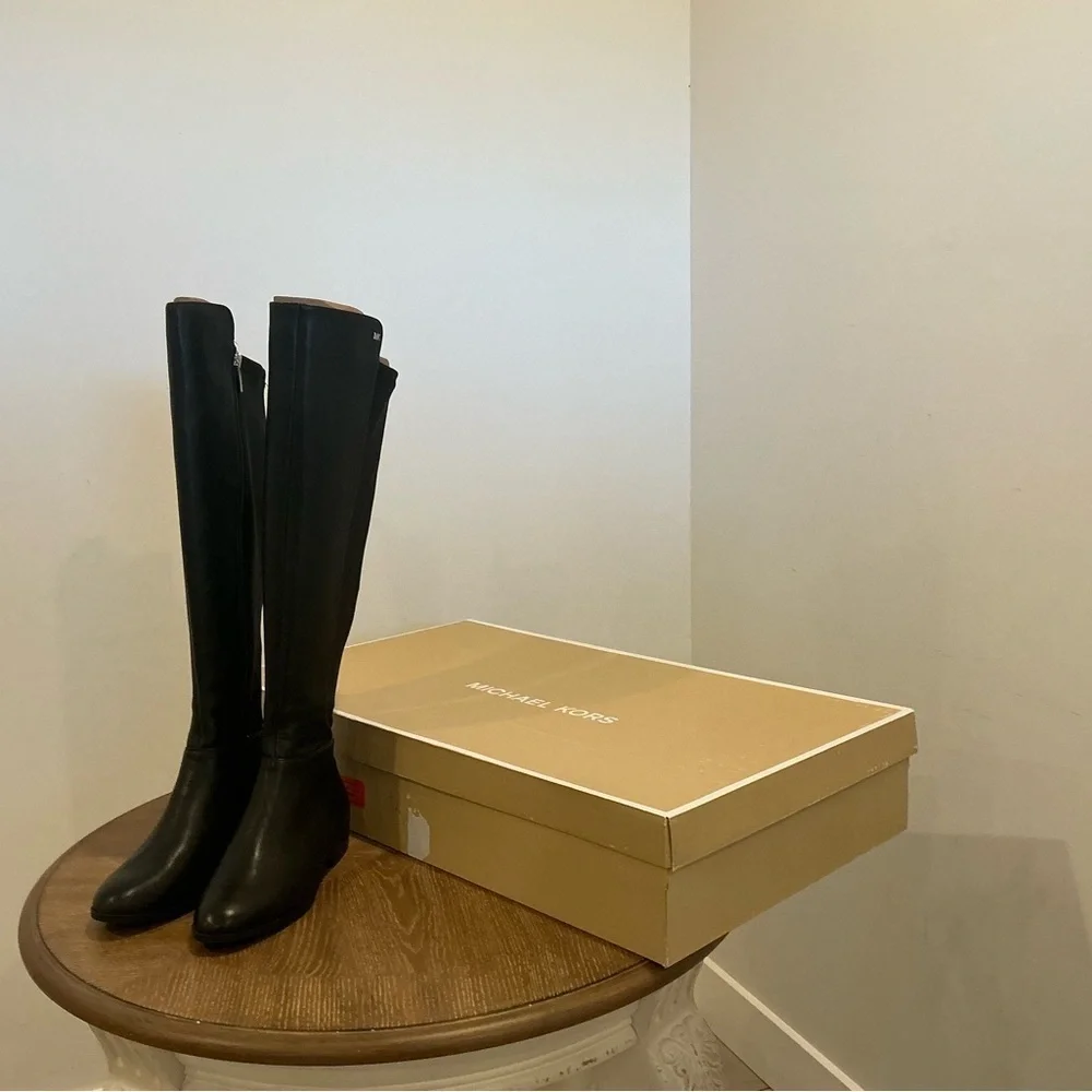 Michael Kors Black Over the Knee Boots